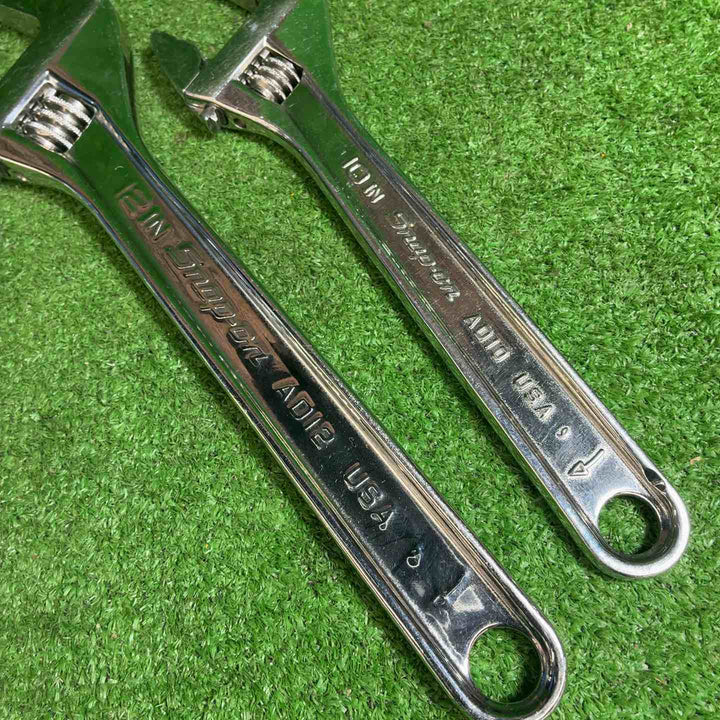 スナップオン モンキーレンチ 300mm AD12、250mm AD10 2本セット【藤沢店】