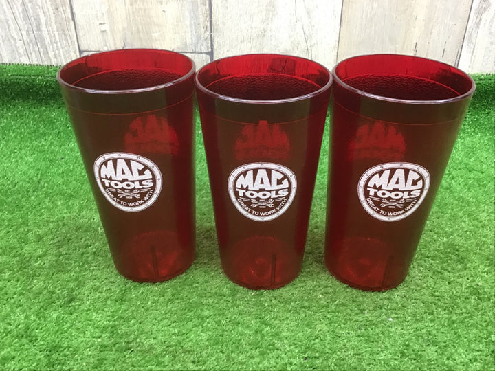 MACTOOLSマックツール　スタッキングタンブラー　16oz.　赤・クリア　6個組【富山店】●BR