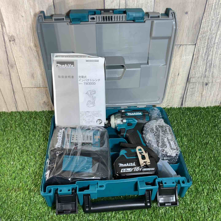 ★マキタ(makita)18Vコードレスインパクトレンチ TW300DRGX 純正バッテリ付き【戸田店】