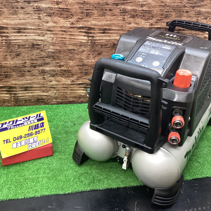 【美品】マキタ(makita) 常圧/高圧エアコンプレッサー AC462XLB タンク容量 11L 動作確認済み【川越店】