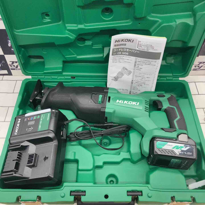 ★ハイコーキ(HIKOKI ※旧:日立工機) コードレスレシプロソー CR18DB(XP)【所沢店】