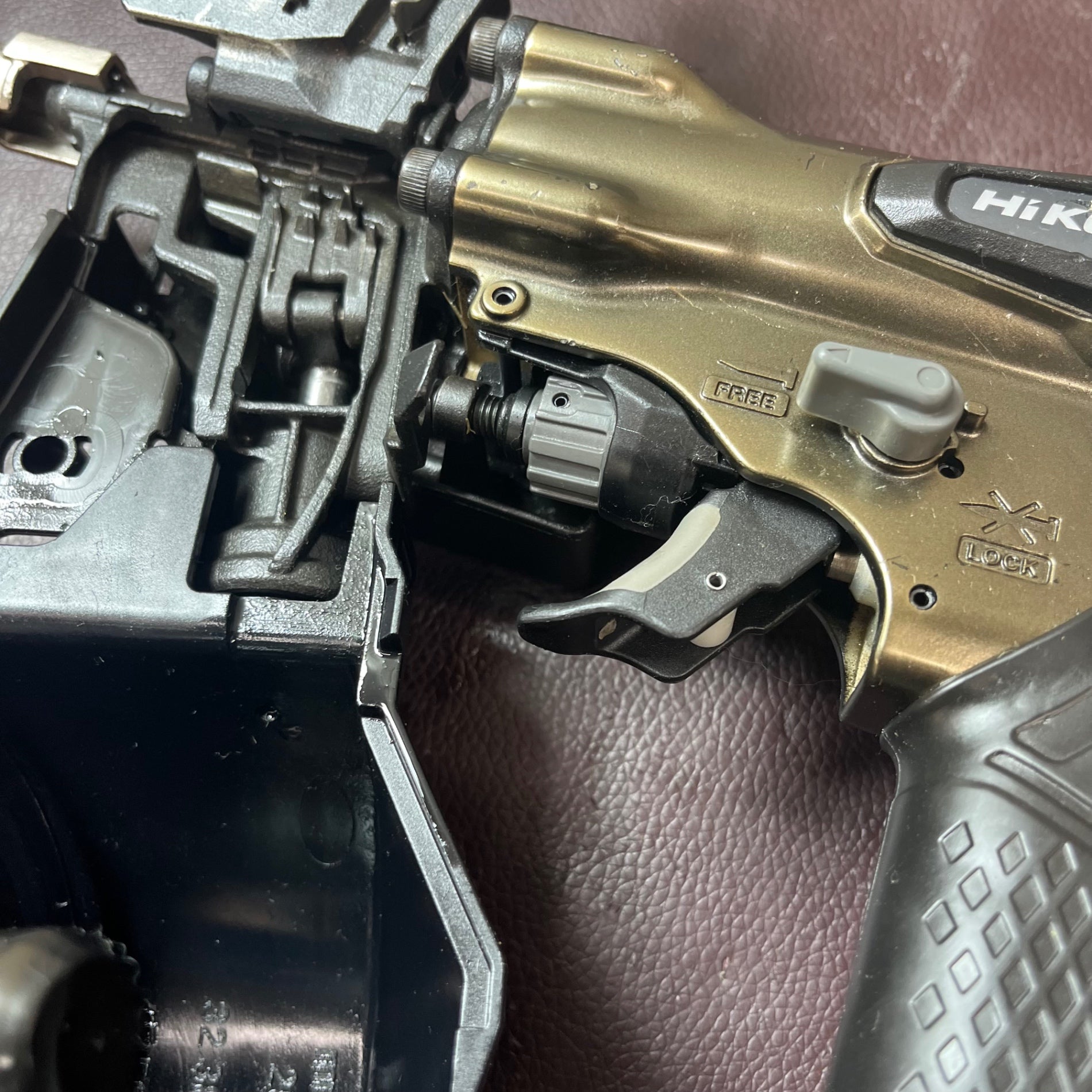 中古品】 ハイコーキ(HIKOKI ※旧:日立工機) 高圧エア釘打ち機 NV50H2(S