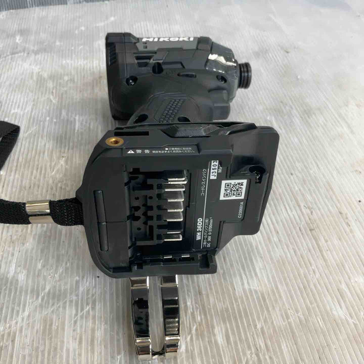 ★ハイコーキ(HIKOKI ※旧:日立工機) コードレスインパクトドライバ ストロングブラック WH36DD(2XHBSZ)【草加店】