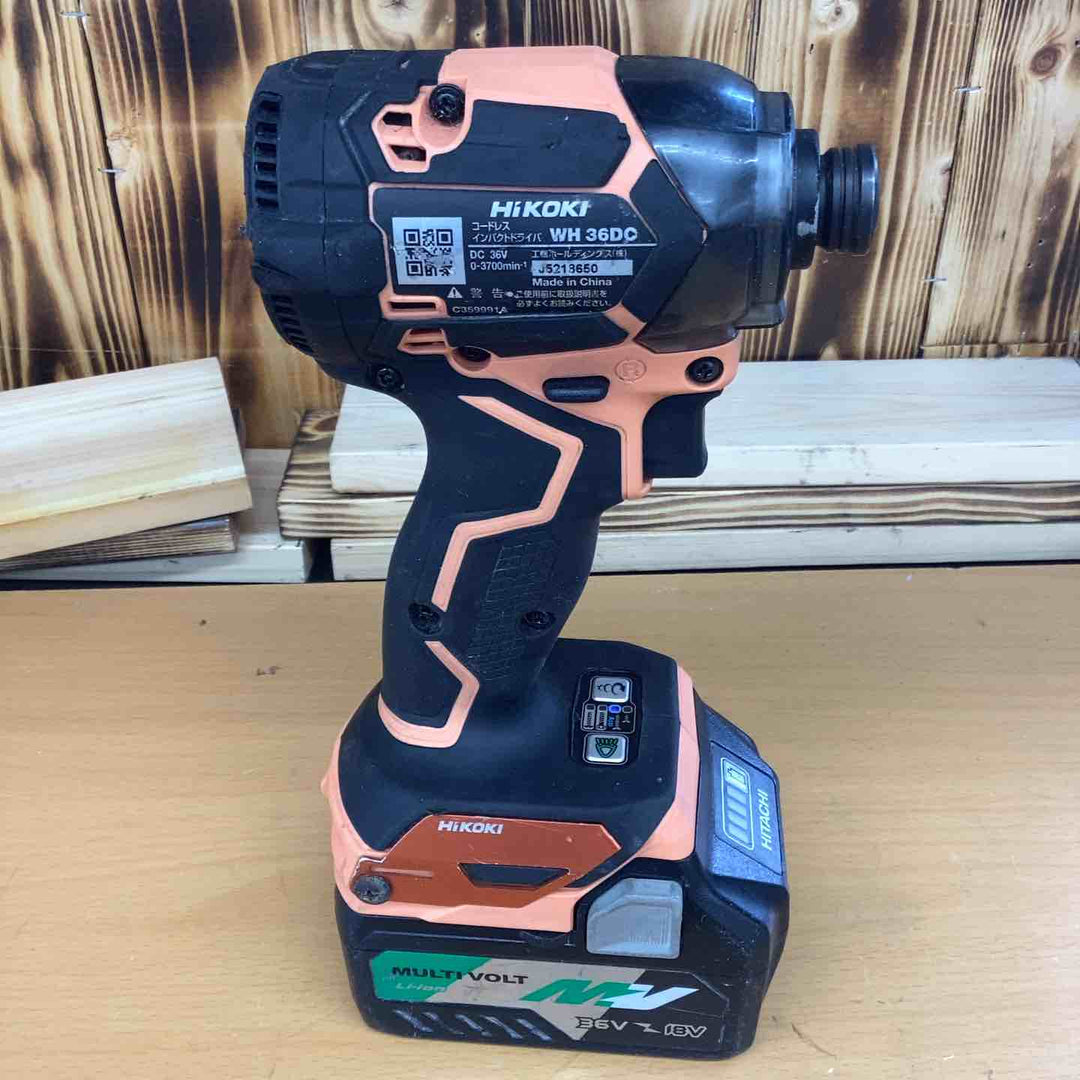 ◇ハイコーキ(HIKOKI※旧:日立工機) コードレスインパクトドライバ WH36DC(NN)(CS) 限定色【越谷店】