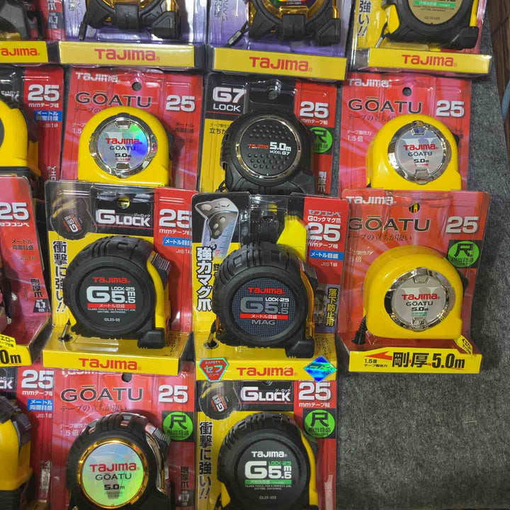 タジマ/Tajima コンベックス 40点まとめ セフ付き 尺 マグ爪 5.5m 7.5m 剛厚 メジャー【桶川店】