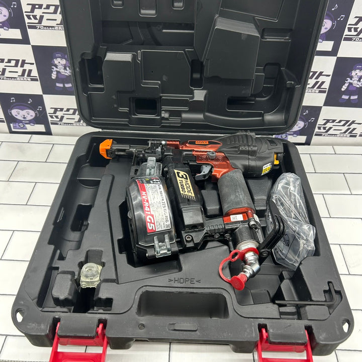 ★マックス(MAX) 高圧エアネジ打ち機 HV-R41G5-R【所沢店】