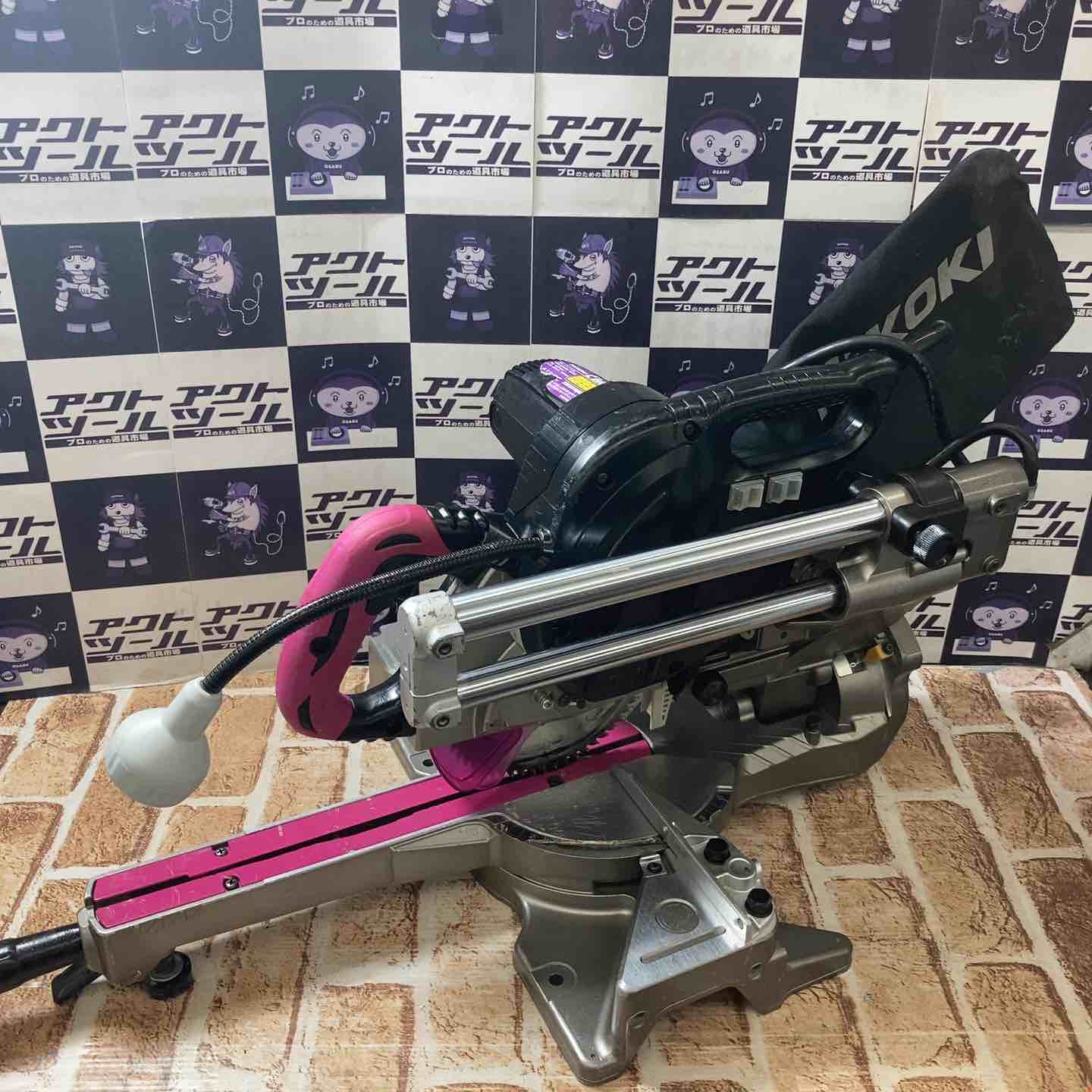 中古品】ハイコーキ(HIKOKI ※旧:日立工機) 卓上スライド丸のこ C6RSHC