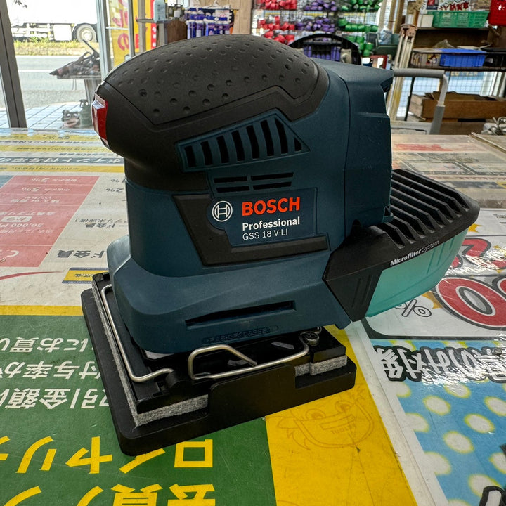 ボッシュ BOSCH 18Vコードレスオービタルサンダー GSS18V-LI 【柏店】