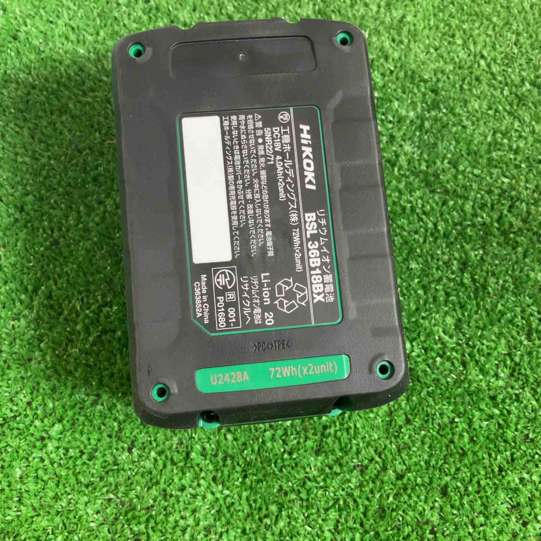 ★ハイコーキ(HIKOKI ※旧:日立工機) リチウムイオンバッテリー 36V/4.0Ah BSL36B18BX【草加店】