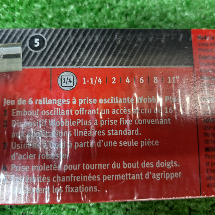 ★スナップオン(Snap-on) 1/4"ウォブルプラスエクステンションバーセット 106ATMXWP【岩槻店】