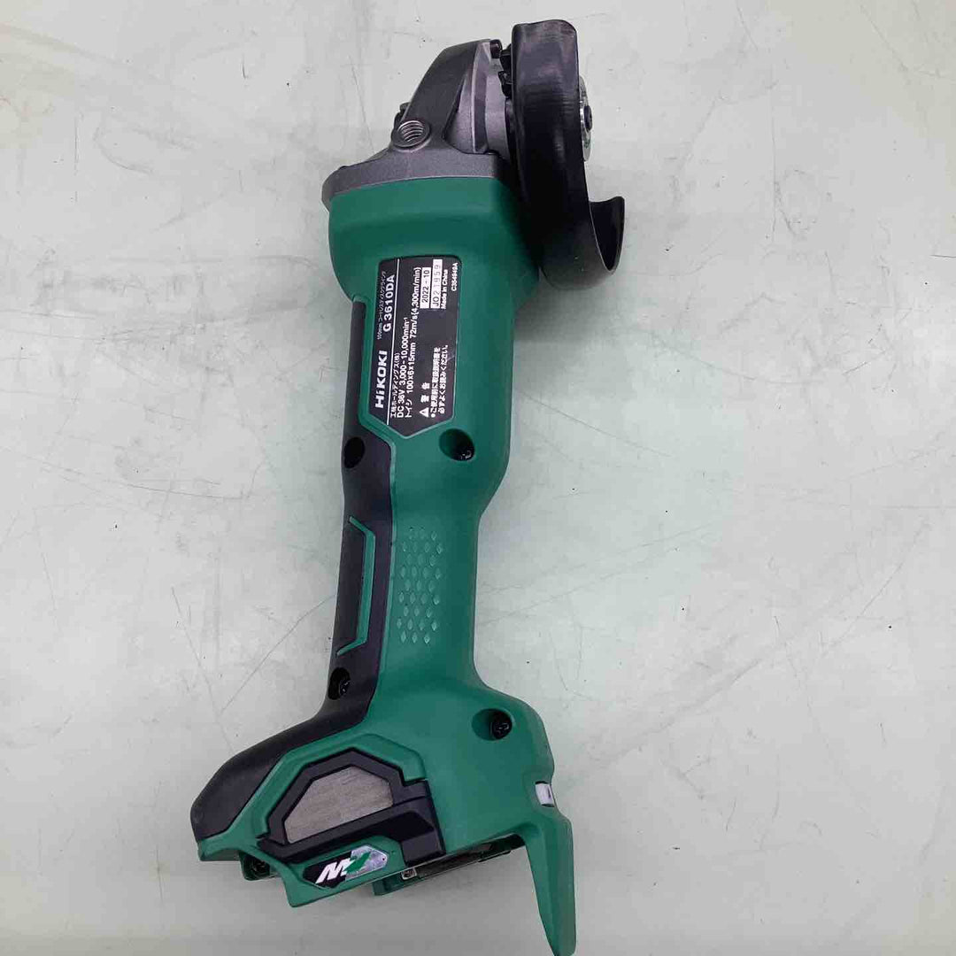 ★ハイコーキ(HIKOKI ※旧:日立工機) 100mmコードレスディスクグラインダ G3610DA(NN)【越谷店】