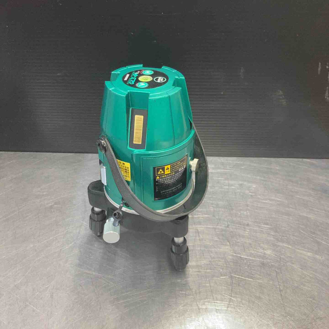 【中古品】 山真製鋸(YAMASHIN)  グリーンレーザー墨出し器 GLZ-4+ 受光器付属 レベル 水平器 【東大和店】