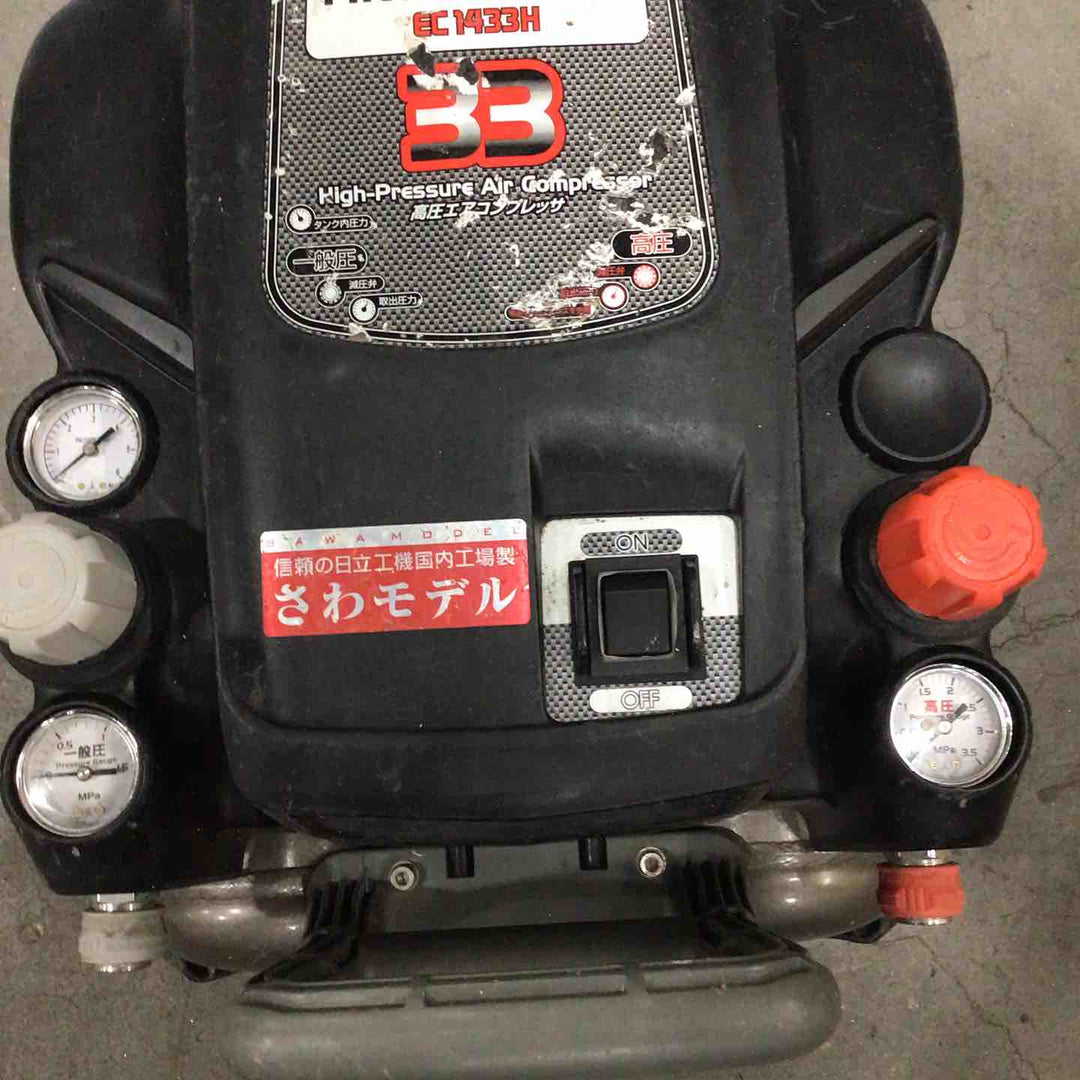 ★ハイコーキ(HIKOKI ※旧:日立工機) エアコンプレッサー EC1433H【川口店】