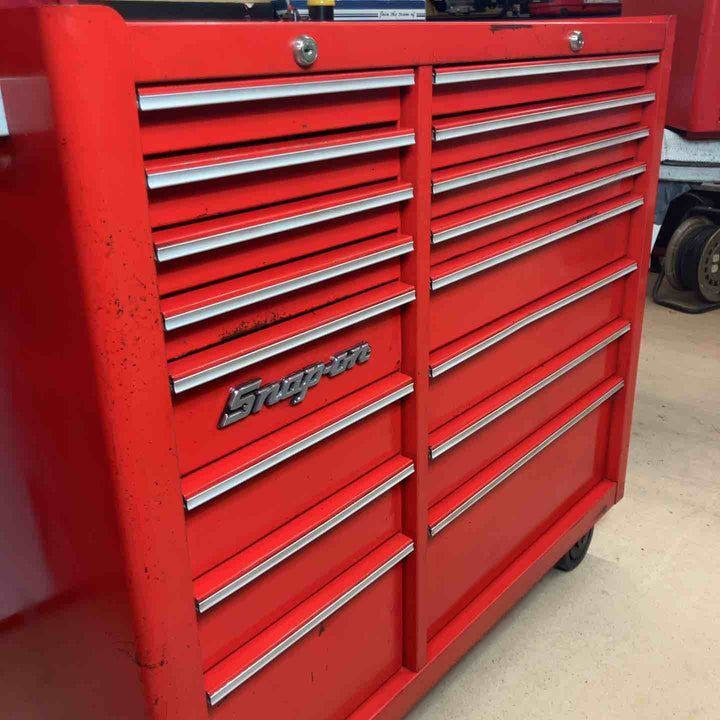 【中古品/店頭受取り限定】 スナップオン(Snap-on) 8段2列 ロールキャビネット KRA3800 鍵付き 旧ロゴ カナダ製 ビンテージ 【東大和店】