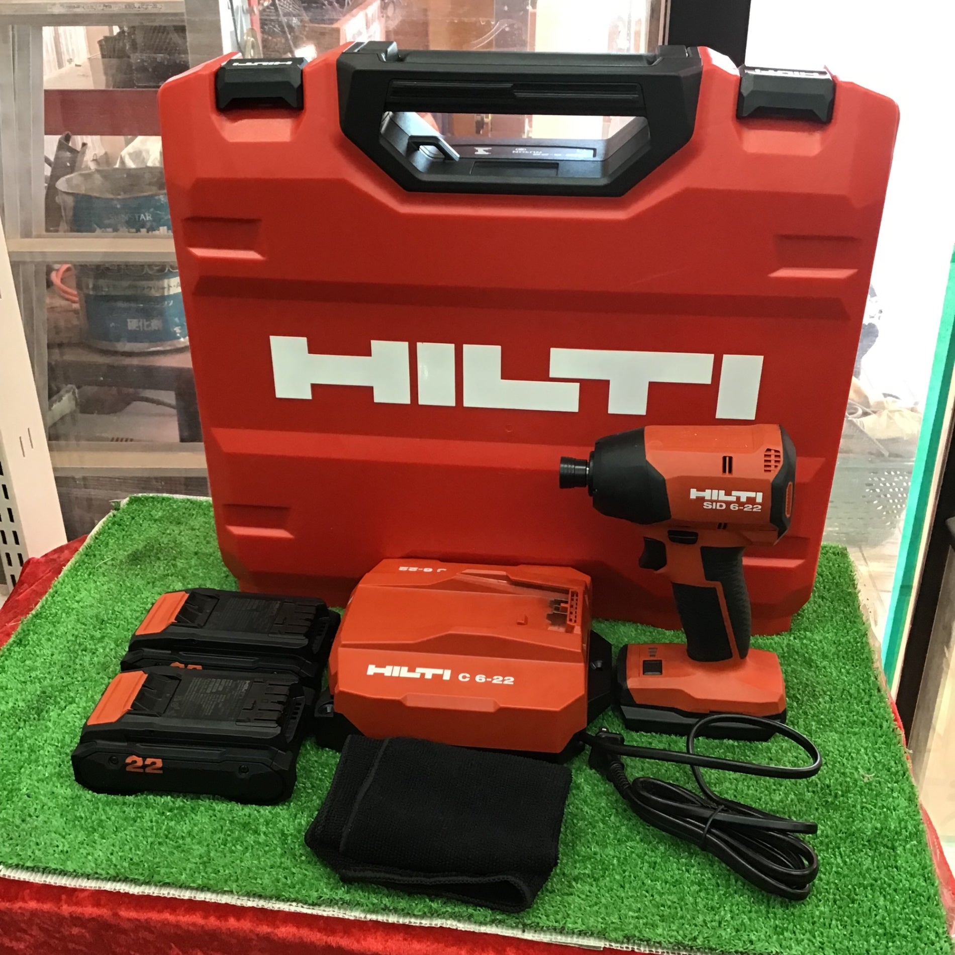 ヒルティ　HILTI　SID6-22　インパクトドライバ　バッテリ21.6V二個/充電器/ケース付き　中古品　【ハンズクラフト宜野湾店】 SID 6-22 充電式インパクトドライバー HILTI（ヒルティ） | 道具屋