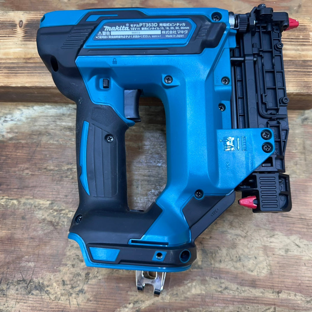 ★マキタ(makita) 18Vコードレスピンネイラ PT353DZK 本体+ケースセット【柏店】