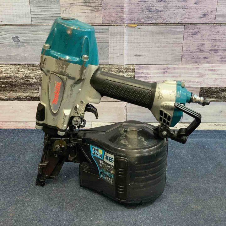 ◇マキタ(makita) 高圧エア釘打ち機 AN910H 90mm ワイヤ釘・シート釘【八潮店】