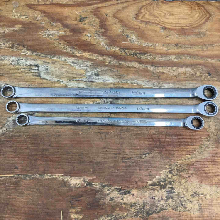 ◇Snap-on/スナップオン ハイパフォーマンス ラチェッティングボックス メトリック XDHRM13,14,15 レンチセット【柏店】