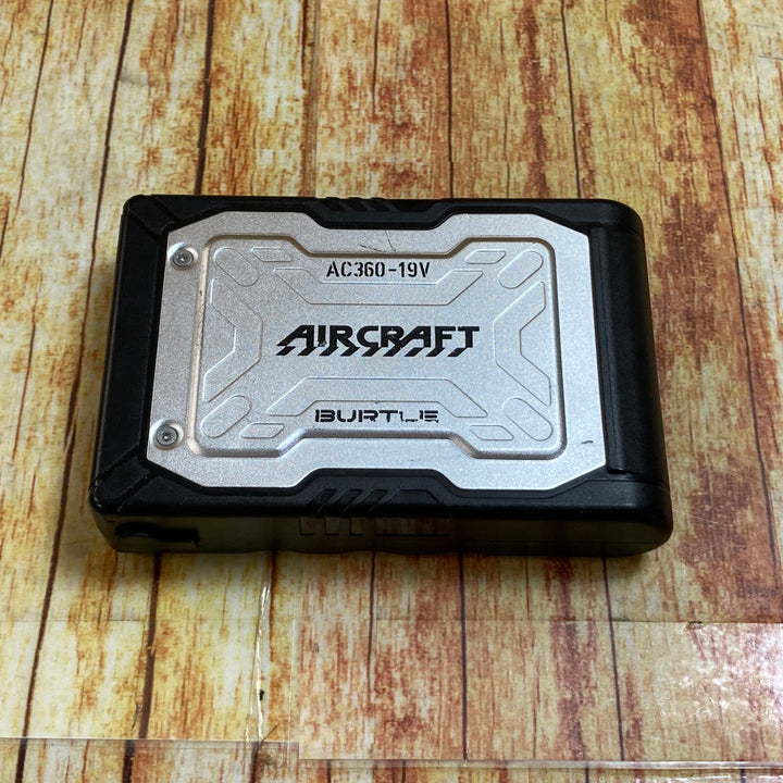 〇バートル (BURTLE) エアークラフト 19Vリチウムイオンバッテリー ブラック AC360 35 F AC360-19V  空調服用【川崎店】