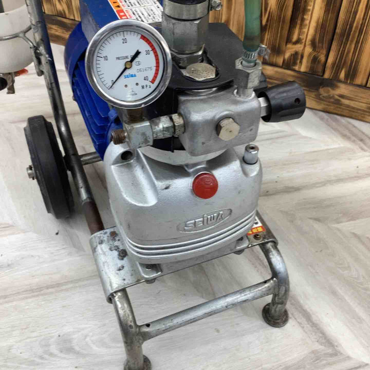 【店頭受取り限定】精和産業(セイワ) 塗装機 電動エアレス スーパー60DX エアレス塗装機 SP-60DX　通電確認のみ　【越谷店】