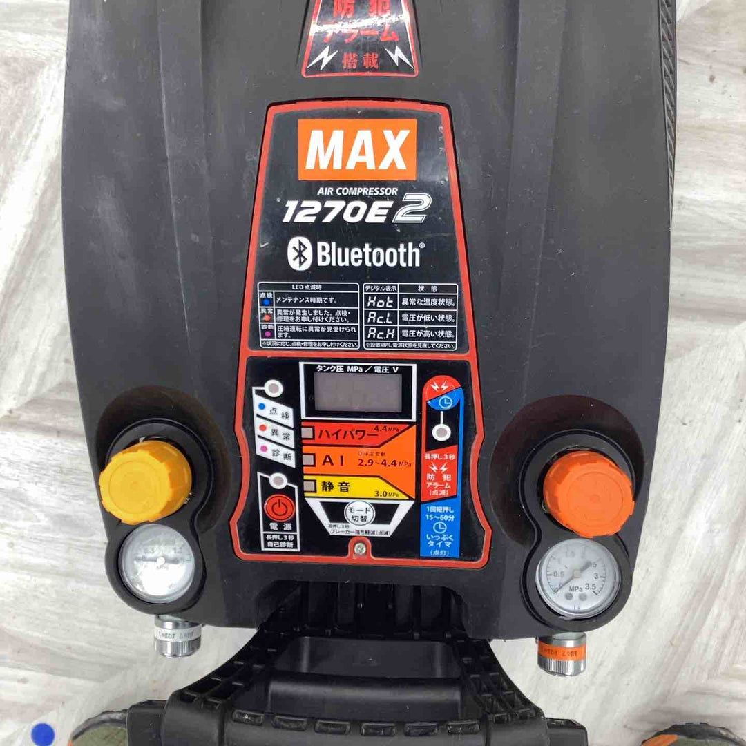 ★マックス(MAX) エアコンプレッサー AK-HL1270E2_ブラック【越谷店】