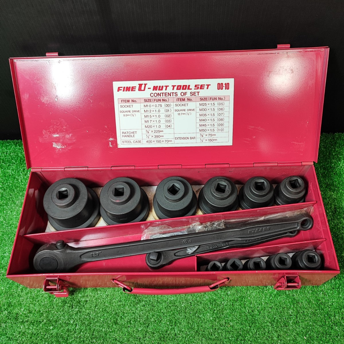 富士精密 ナット専用締付 FINE U-NUT TOOL SET 00-10【岩槻店