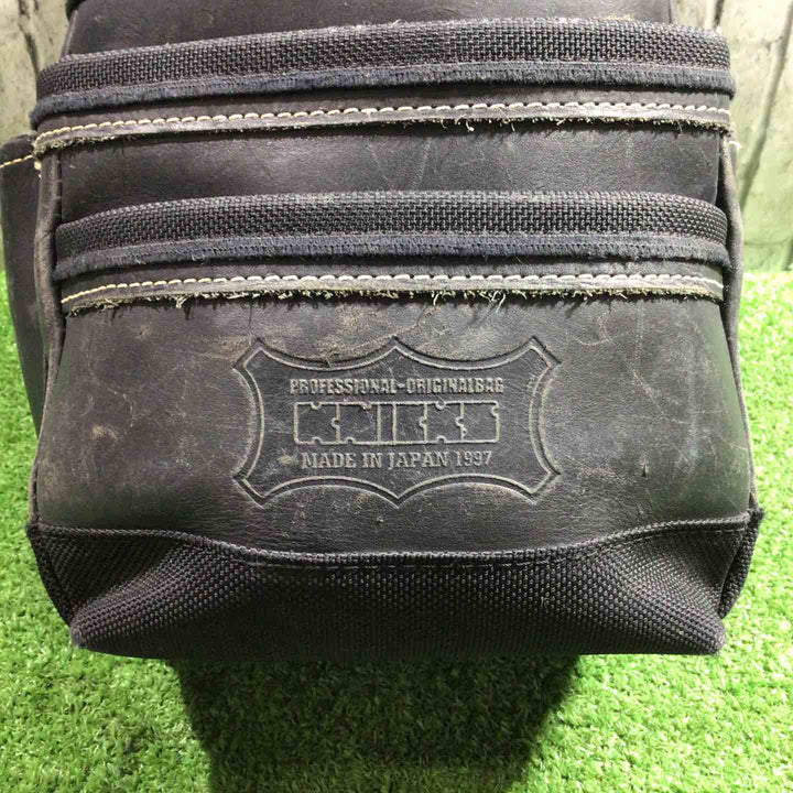 KNICKS ニックス 総ナメ革(？)使用3段腰袋 チェーンタイプ KBB-301DDX 【川口店】