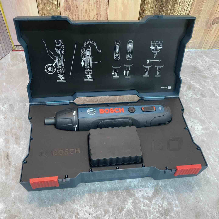 ◇ボッシュ(BOSCH) 3.6Vコードレスドライバー (ドライバービット・キャリングケース・充電コード付き)Bosch GO【八潮店】