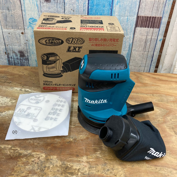 ★マキタ(makita) φ123mm 18Vコードレスランダムオービットサンダ BO180DZ 本体のみ【柏店】