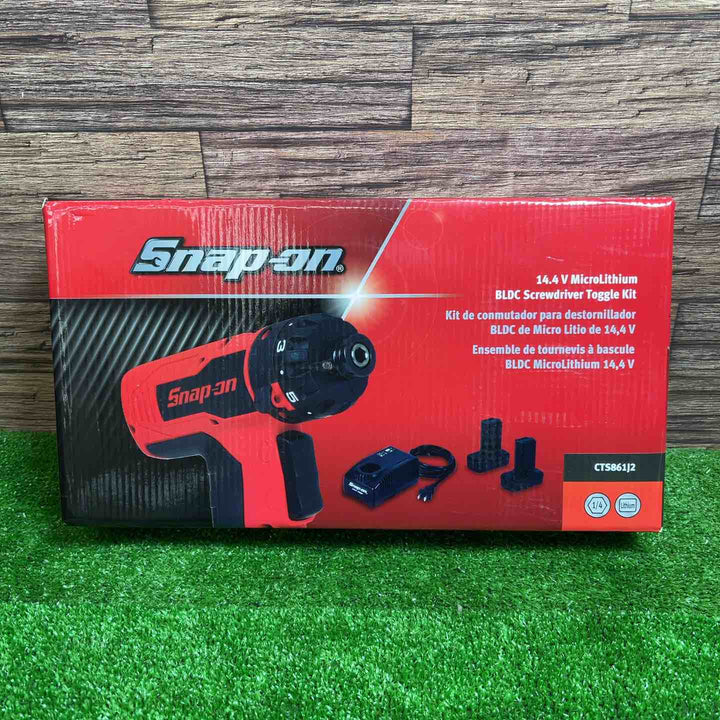 スナップオン/Snap-on 14.4V コードレススクリュードライバ CTS861J2 レッド バッテリー2個付きフルセット【桶川店】