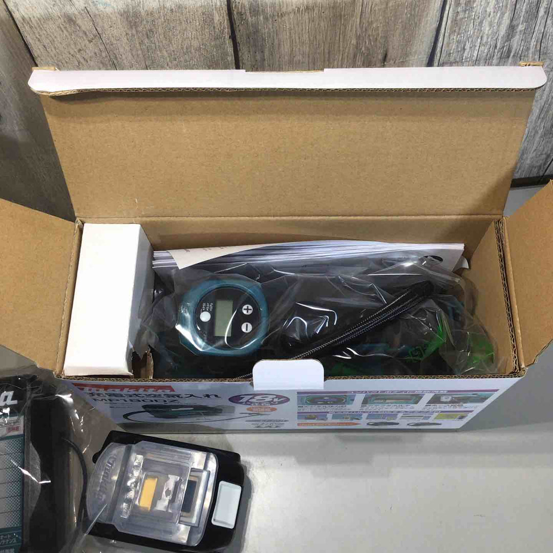 【未使用品】 セット品 マキタ makita コードレス 空気入れ MP180DZ 18Vバッテリー BL1860B 充電器DC18RF 【戸田店】