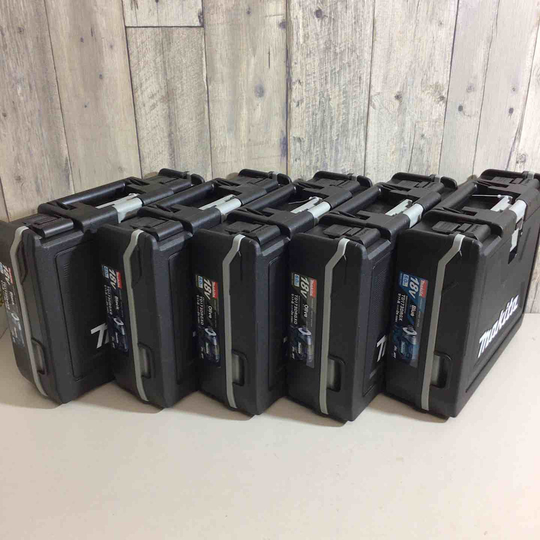 【未使用品】マキタ(makita) コードレスインパクトドライバー TD173DRGX TD173DRGXB TD173DRGXO 5台セット 青 ブルー 黒 ブラック オリーブ【戸田店】