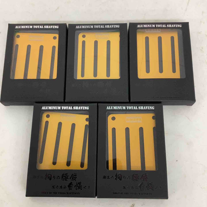 ACC【未使用品】▼ニックス アルミ総削り出しベルトループ ゴールド ALU-15L-GO 5点セット【狭山】