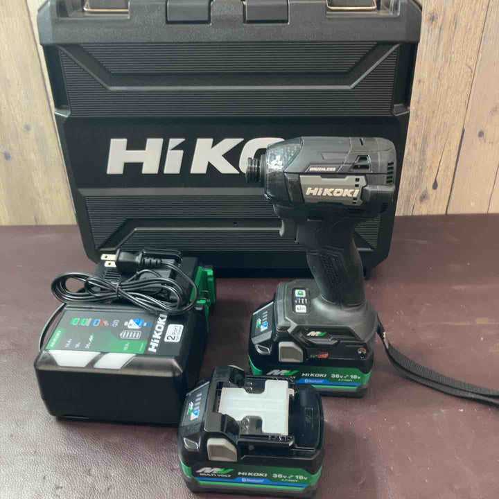 【未使用(店頭展示品)】★ハイコーキ(HIKOKI) コードレスインパクトドライバ ストロングブラック WH36DD(2XHBSZ)【東大和店】