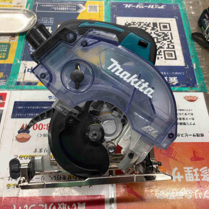★マキタ(makita) コードレス防じん丸のこ KS513DZ　本体のみ、119～125㎜使用、ベース交換済み【戸田店】