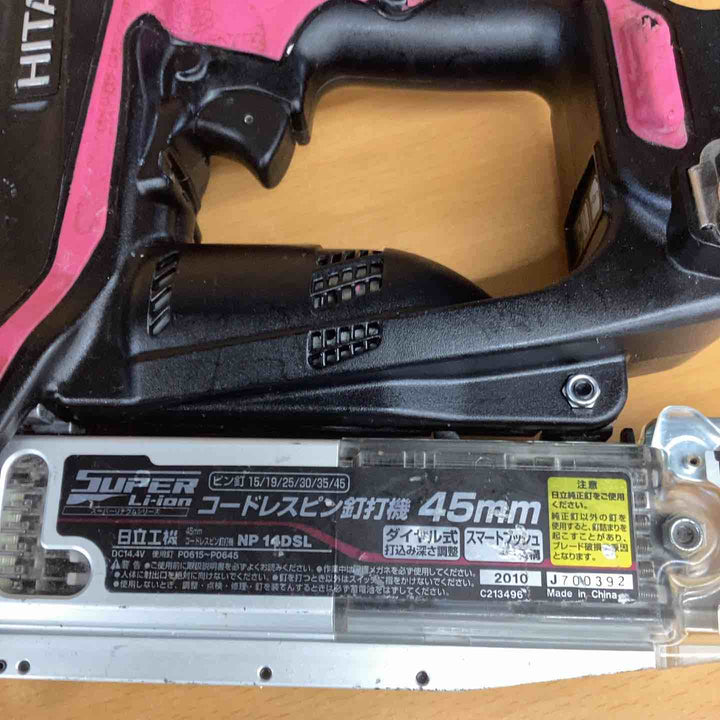 ◇ハイコーキ(HIKOKI ※旧:日立工機) コードレスピンネイラ NP14DSL (LSCK)【越谷店】
