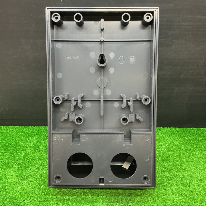 【中古美品】日動電工 電力メーターボックス Ｌ型 モダンブラック MBL-MB【電材館越谷店】