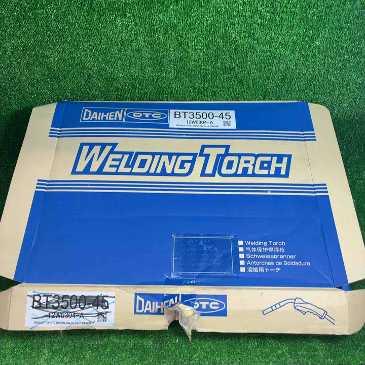 ダイヘン CO2/MAG溶接 ブルートーチ 小型ハンドル 350A 4.5m長 BT3500-45 溶接用トーチ部品【藤沢店】