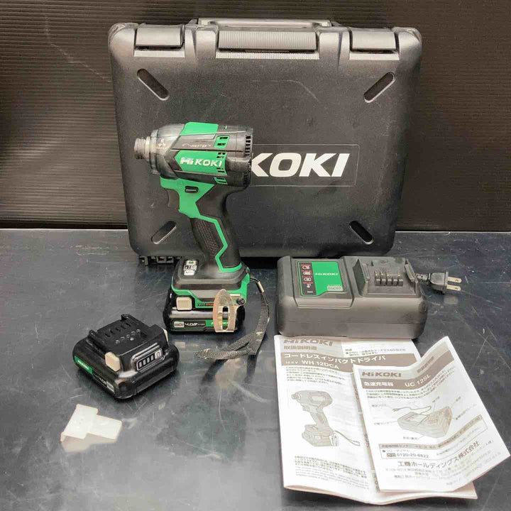 ハイコーキ(HIKOKI ※旧:日立工機) コードレスインパクトドライバー WH12DCA(2LS)【川越店】