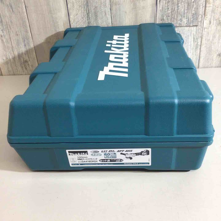 ★マキタ(makita) 100mmコードレスディスクグラインダ GA418DRGX バッテリー＆充電器付き【戸田店】