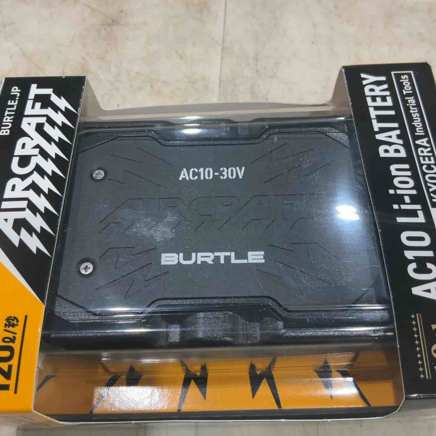 BURTLE バートル エアークラフト 30Vリチウムイオンバッテリー マット