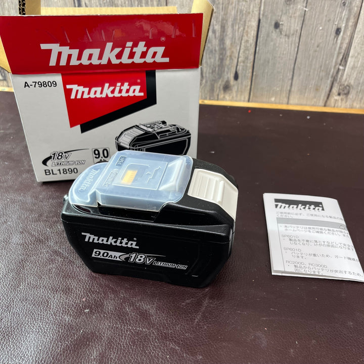 【未使用(店頭展示品)】★マキタ(makita) リチウムイオンバッテリー 18V/9.0Ah BL1890【東大和店】