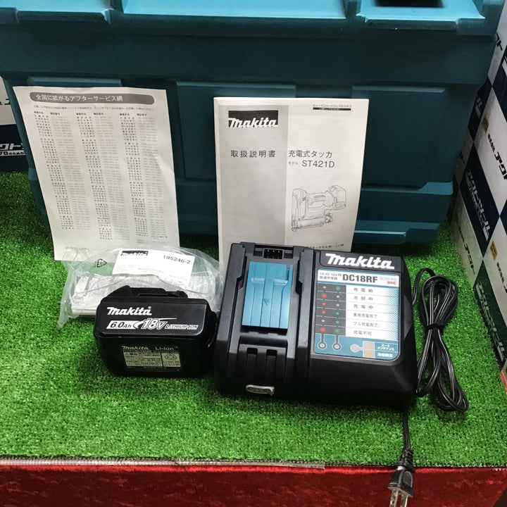 ★マキタ(makita) コードレスタッカ ST421DRG【草加店】