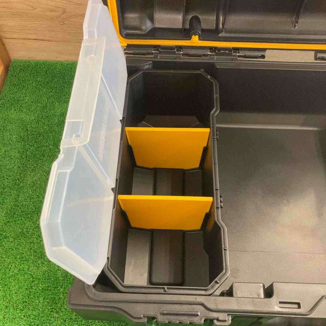 デウォルト(DEWALT) タフシステム2.0 システム収納BOX Sサイズ 工具箱 収納ケース ツールボックス DS165 積み重ね収納 DWST83293-1【町田店】