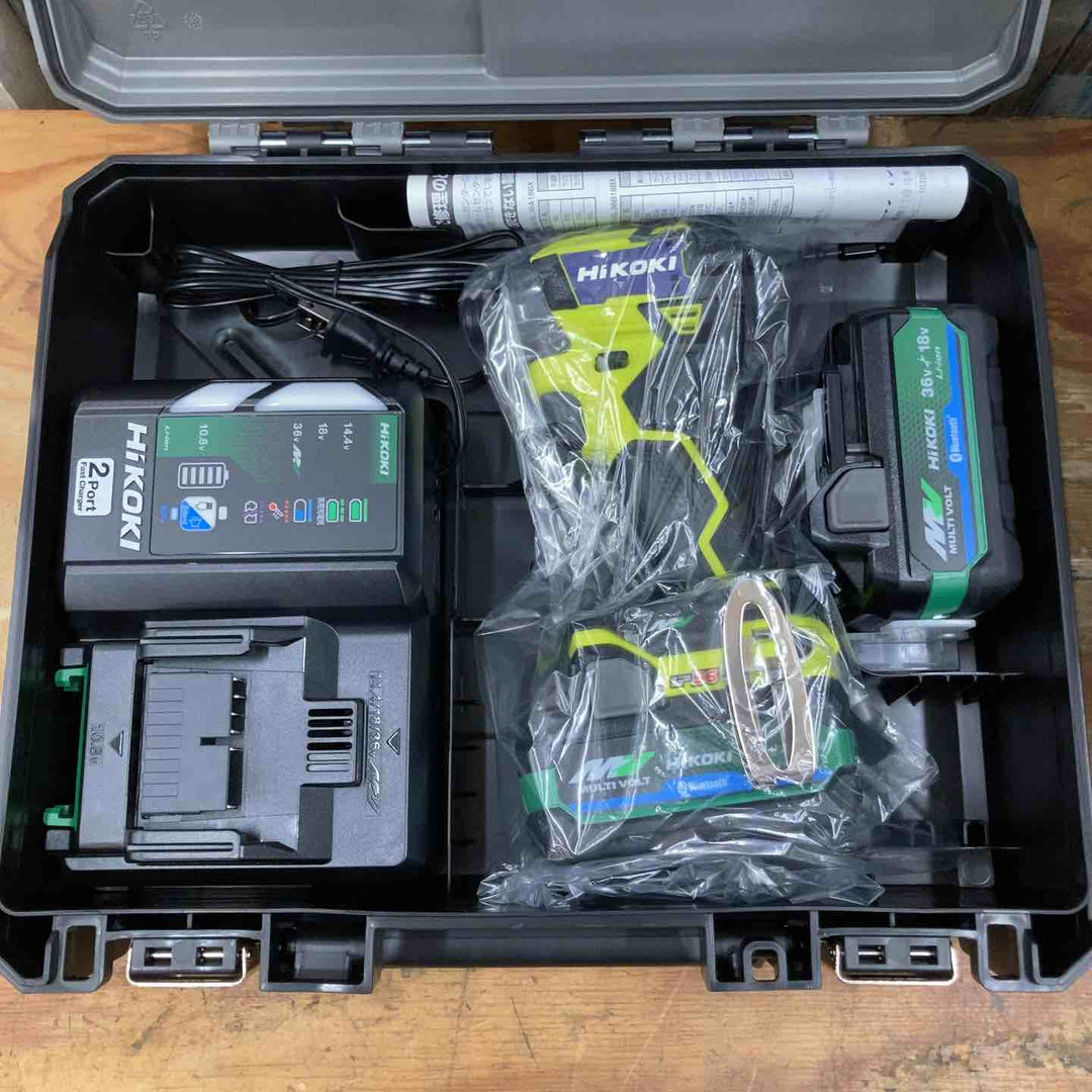 ★ハイコーキ(HIKOKI ※旧:日立工機) コードレスインパクトドライバ スパイダーイエロー WH36DD(2XHYSZ)【柏店】