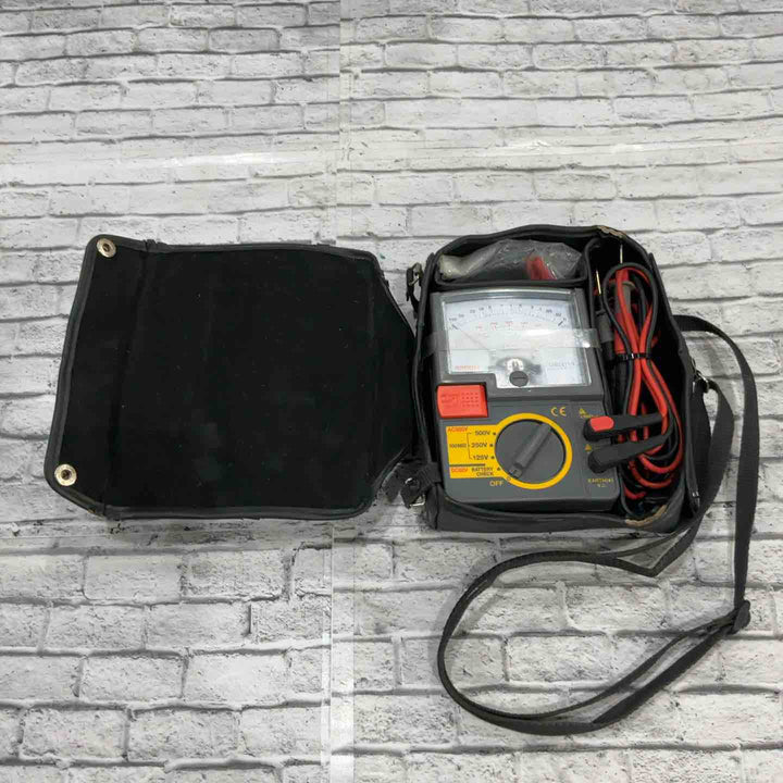 ◇三和電気計器(サンワ/sannwa) 3レンジアナログ絶縁抵抗計 PDM5219S【川口店】