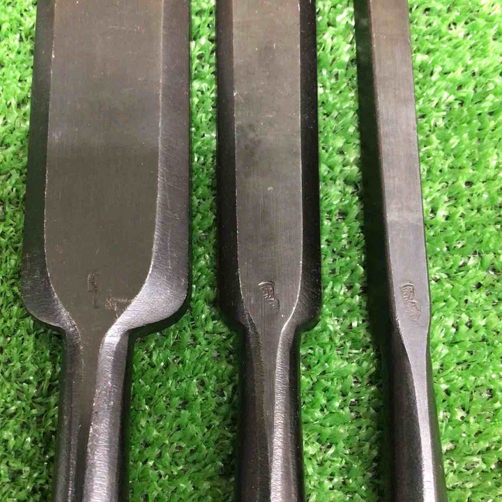 【中古・現状品】 國寿 銘 鑿 のみ ＊3本組 【鴻巣店】
