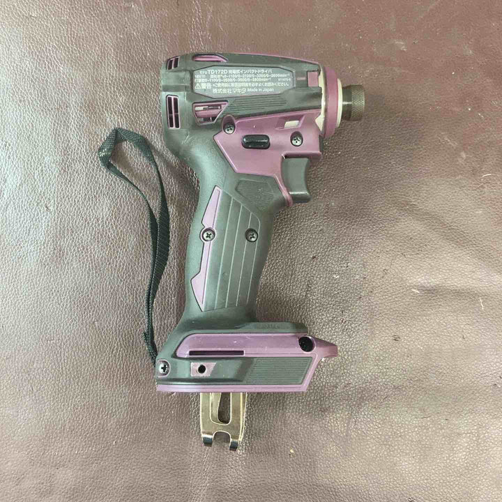 【中古品】 マキタ(makita) 18V コードレスインパクトドライバー TD172DGXAP フルセット 人気色パープル/紫【東大和店】