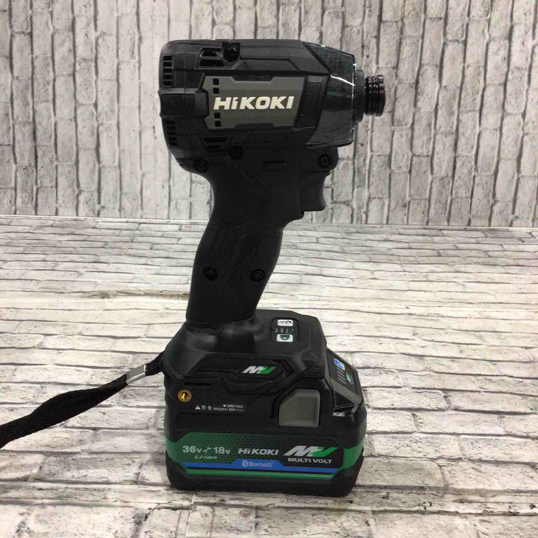 ★ハイコーキ(HIKOKI ※旧:日立工機) コードレスインパクトドライバ ストロングブラック WH36DD(2XHBSZ)【川口店】