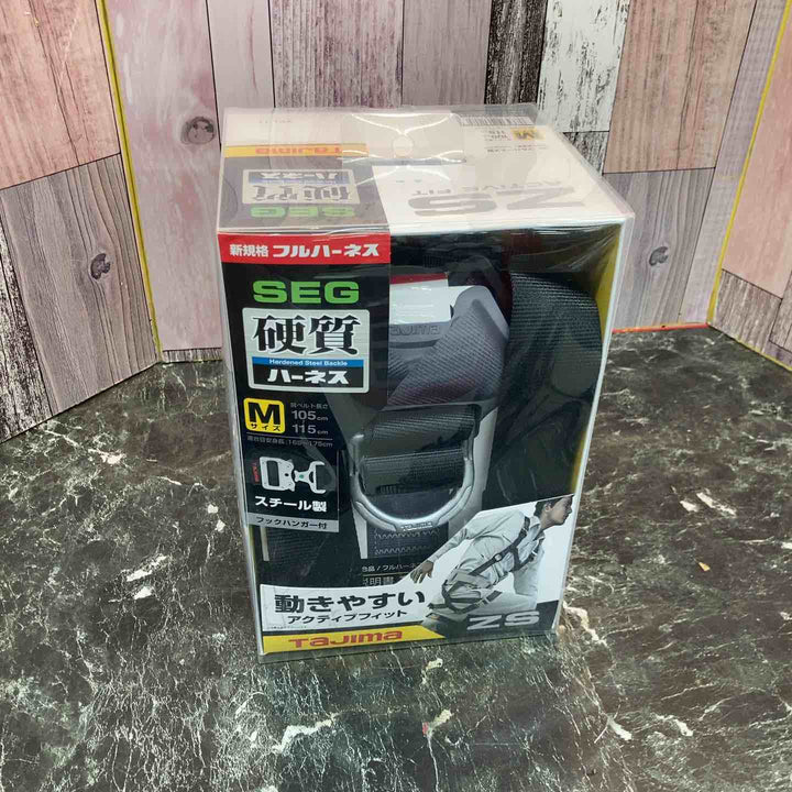 □タジマ(Tajima) ハーネスZS 黒 Mサイズ AZSM-BK【八潮店】